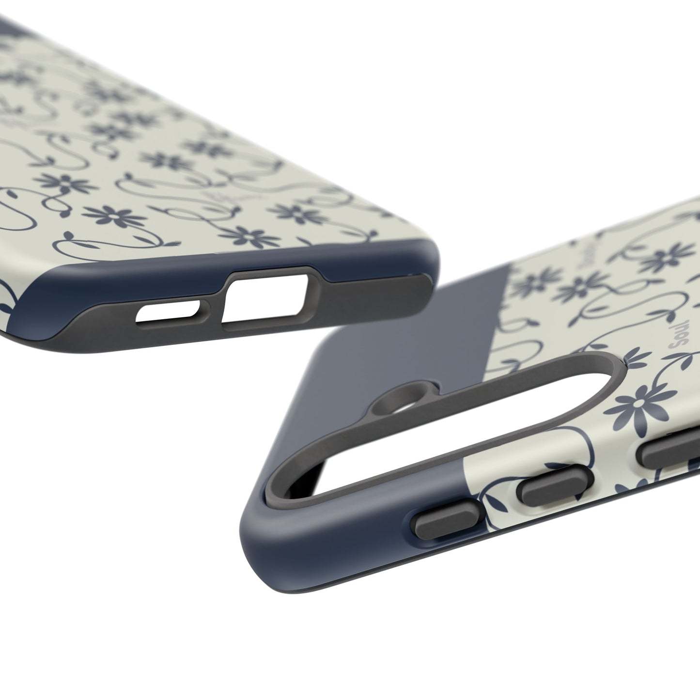 Floral Vine Pattern iPhone Case | Minimalist Botanical Design