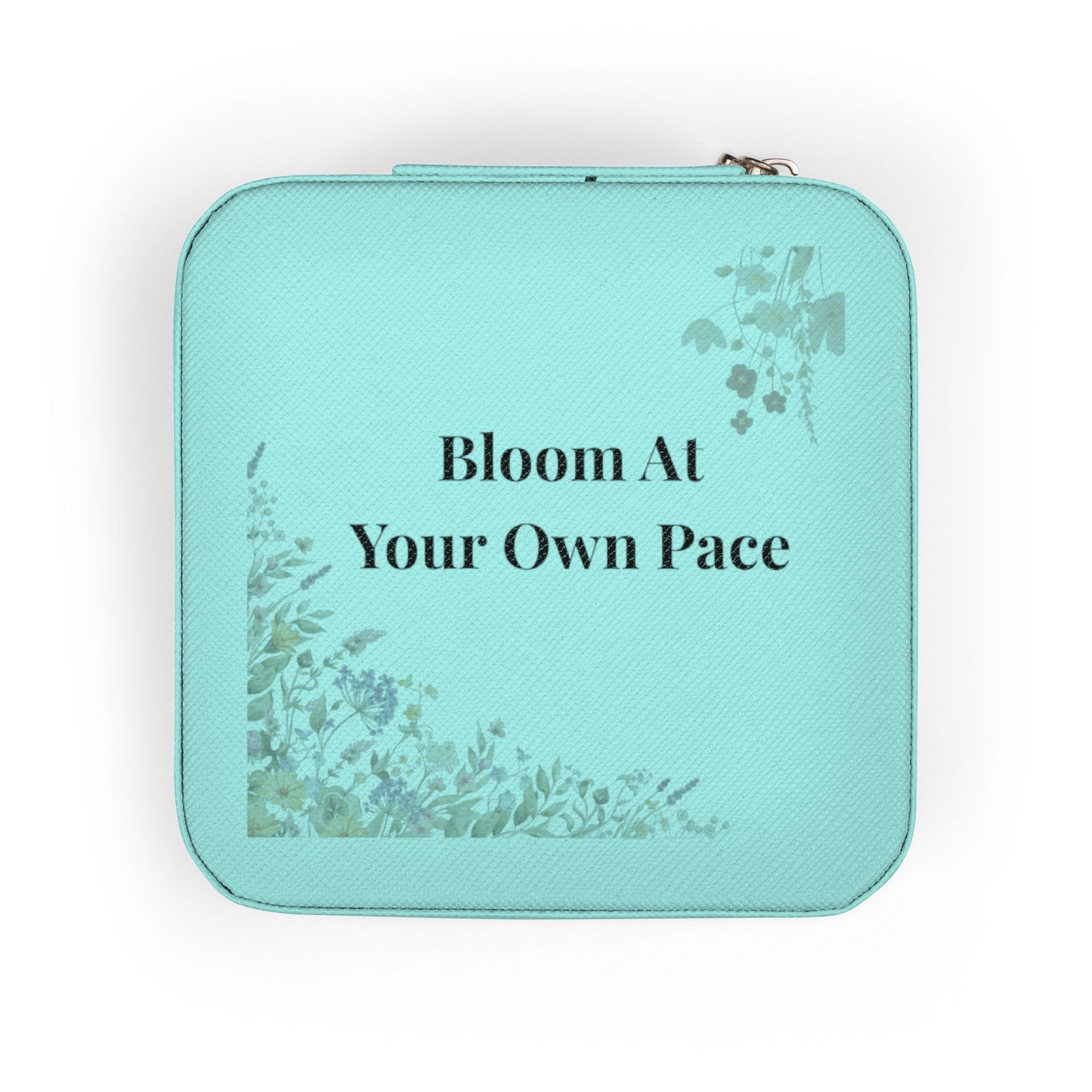 Bloom At Your Own Pace Jewelry Travel Case | Floral Gift