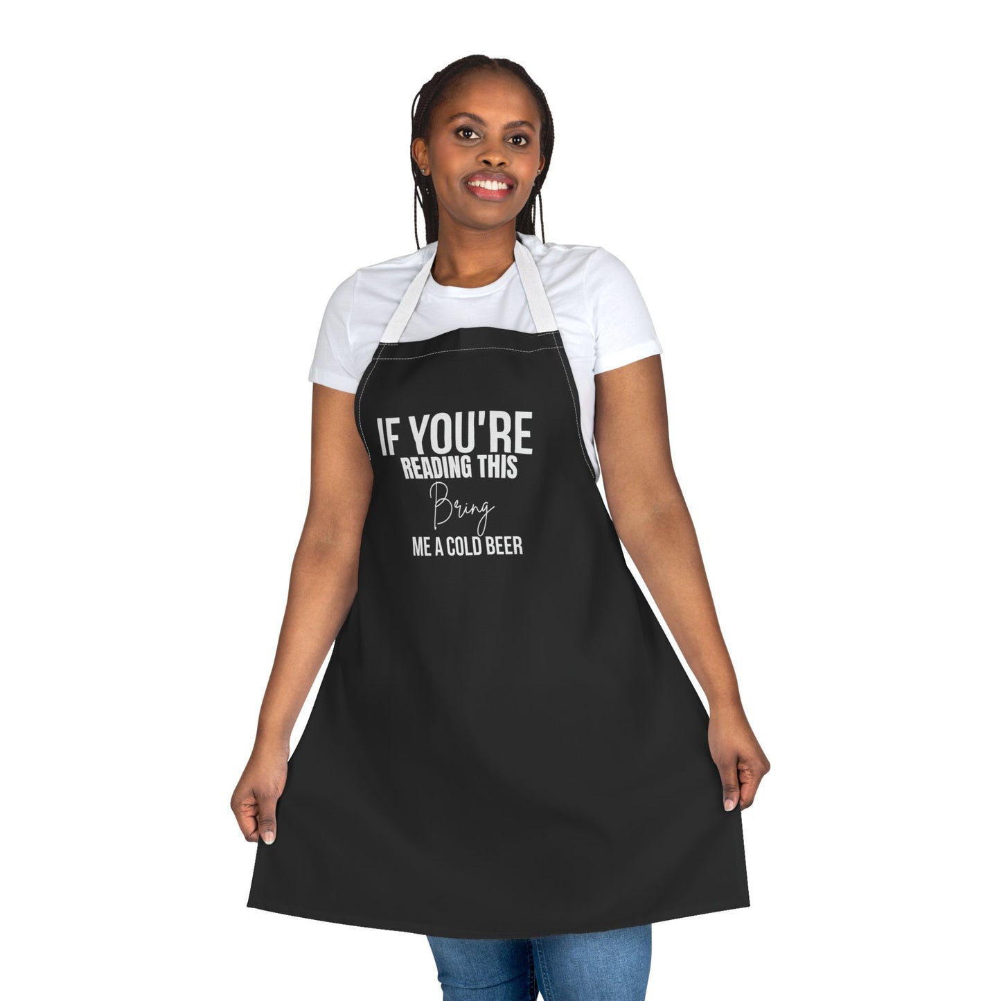 Funny Beer Apron | Cold Beer Kitchen Gift
