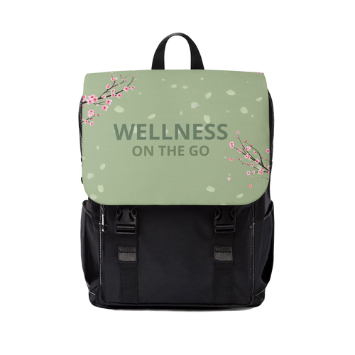 Wellness on the Go Backpack | Floral Mindfulness Design