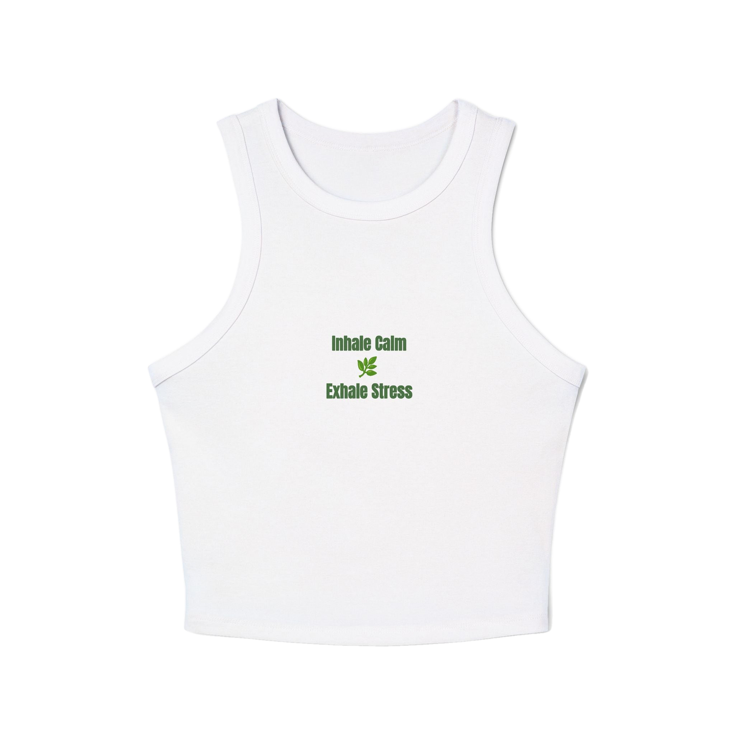 Inhale Calm Exhale Stress Tank Top | Mindfulness Wellness Tee