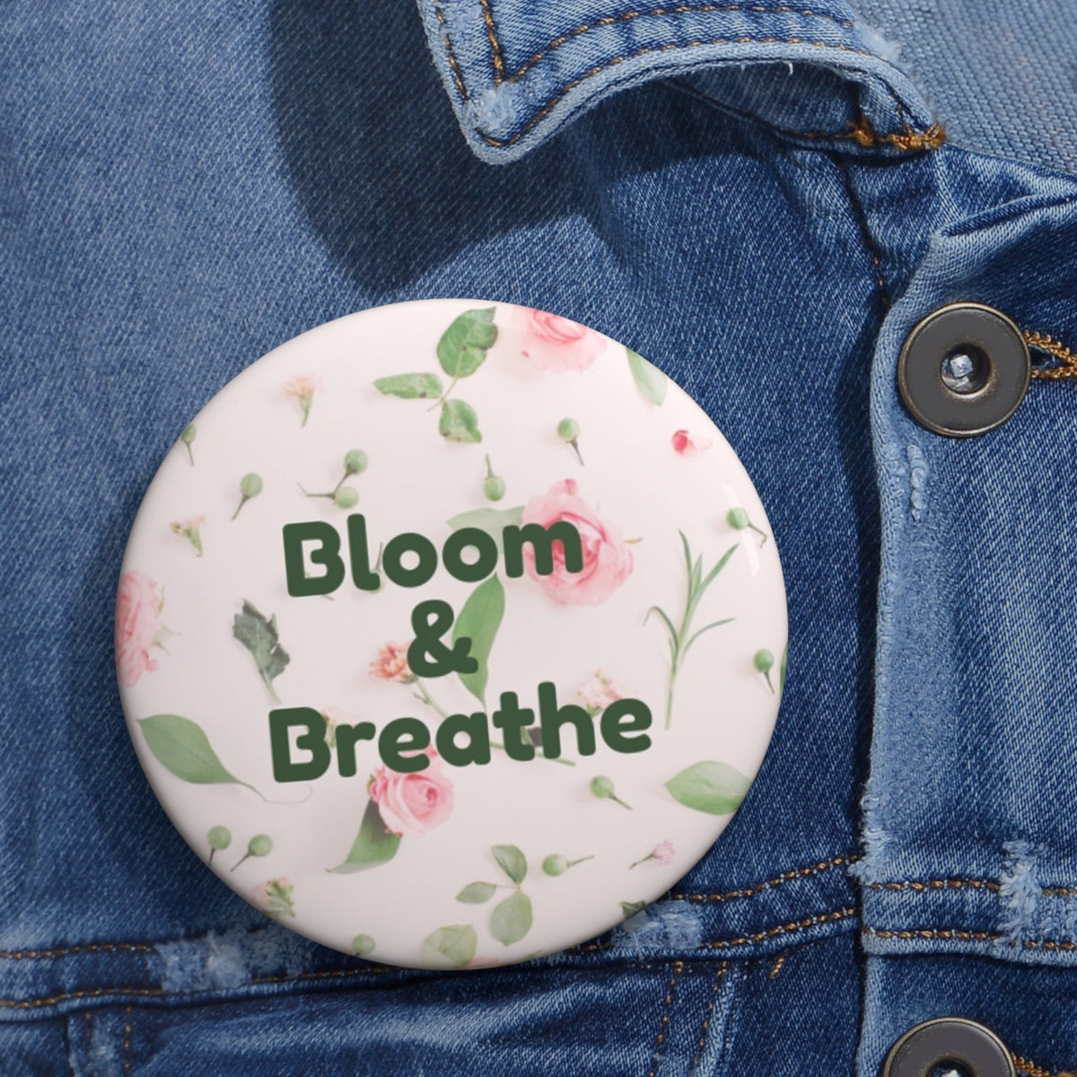 Bloom & Breathe Floral Pin Button - Accessories - best seller - Photo 9