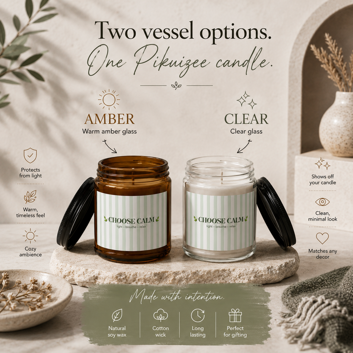 Choose Calm Soy Candle