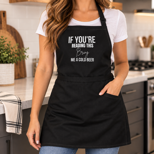 Bring Me a Cold Beer Apron