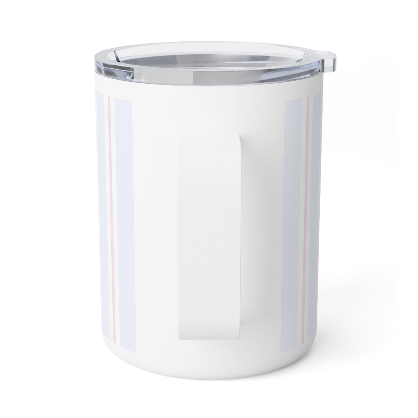 Minimal Striped Insulated Coffee Mug | Modern Design Gift