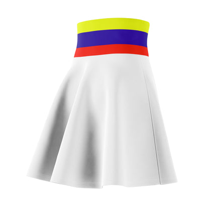 Question Mark Heart Print Skater Skirt | Fun Playful Design