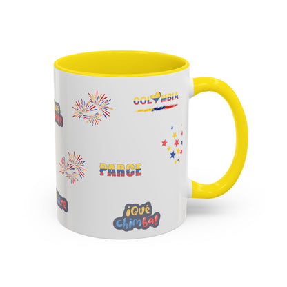 Colombia Patriotic Coffee Mug | Spanish Culture Gift