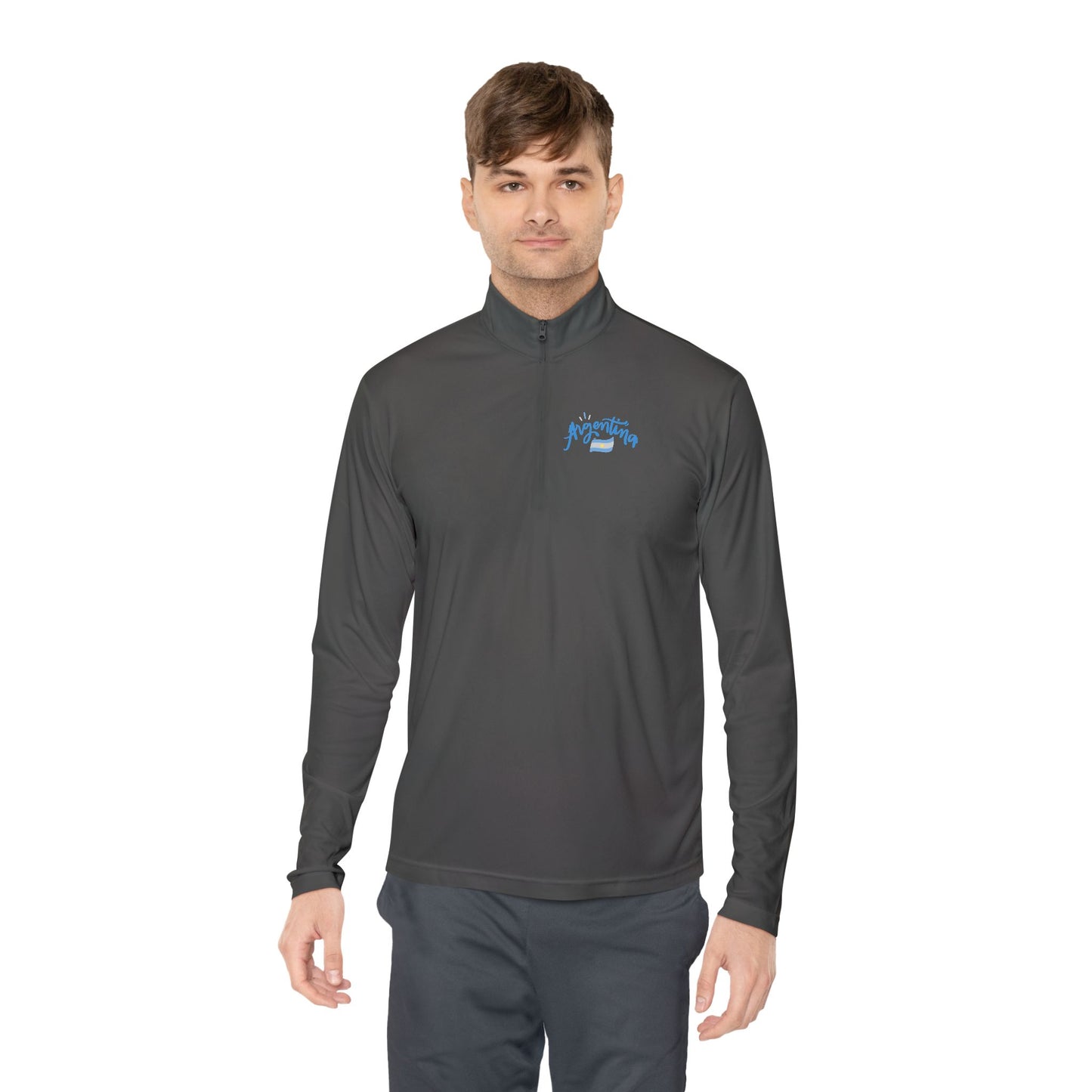 Argentina Soccer Ball Quarter-Zip Pullover | Sports Fan Gift