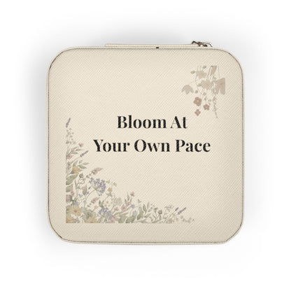 Bloom At Your Own Pace Jewelry Travel Case | Floral Gift