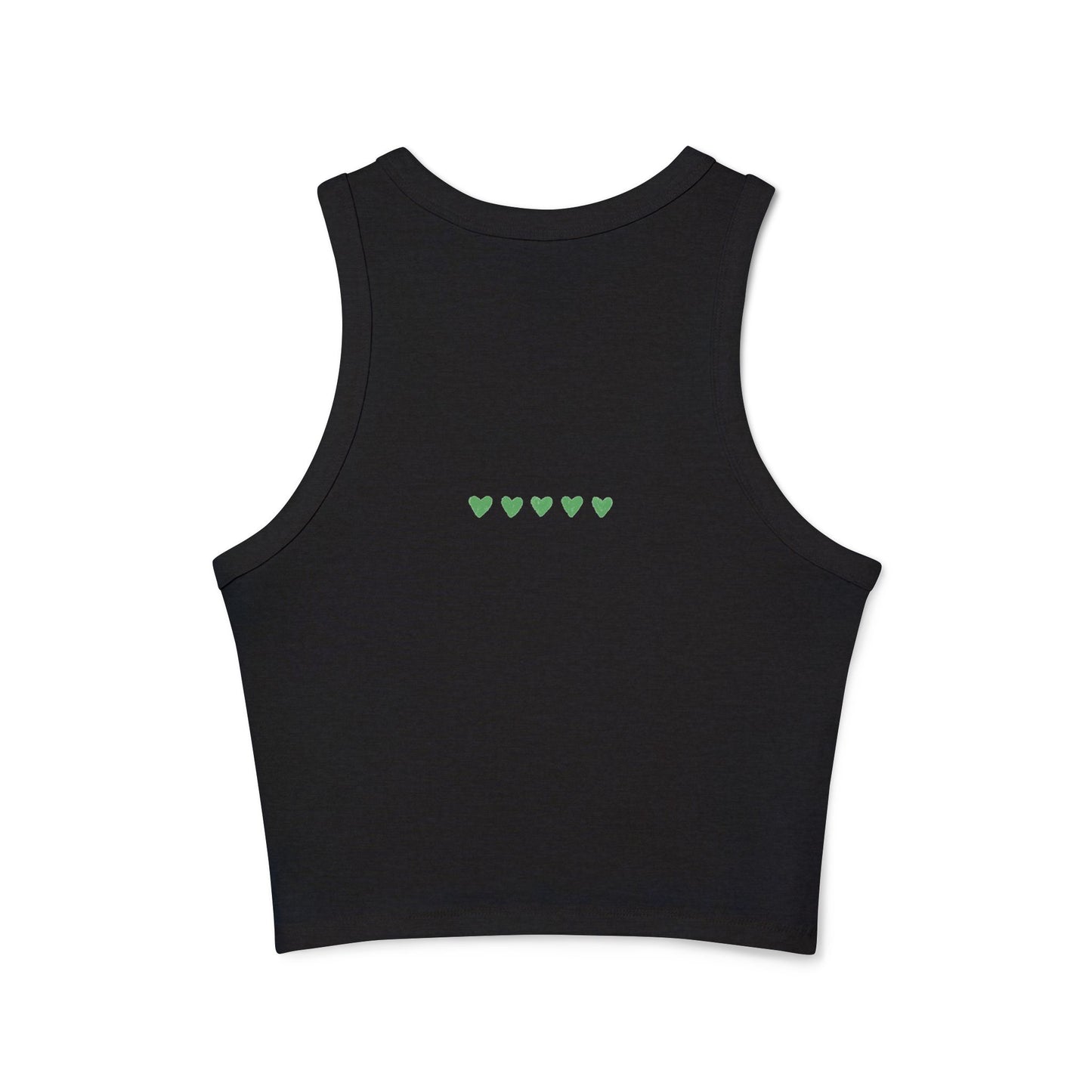 Peace Love Heart Women's Racer Tank Top | Mindful Fashion