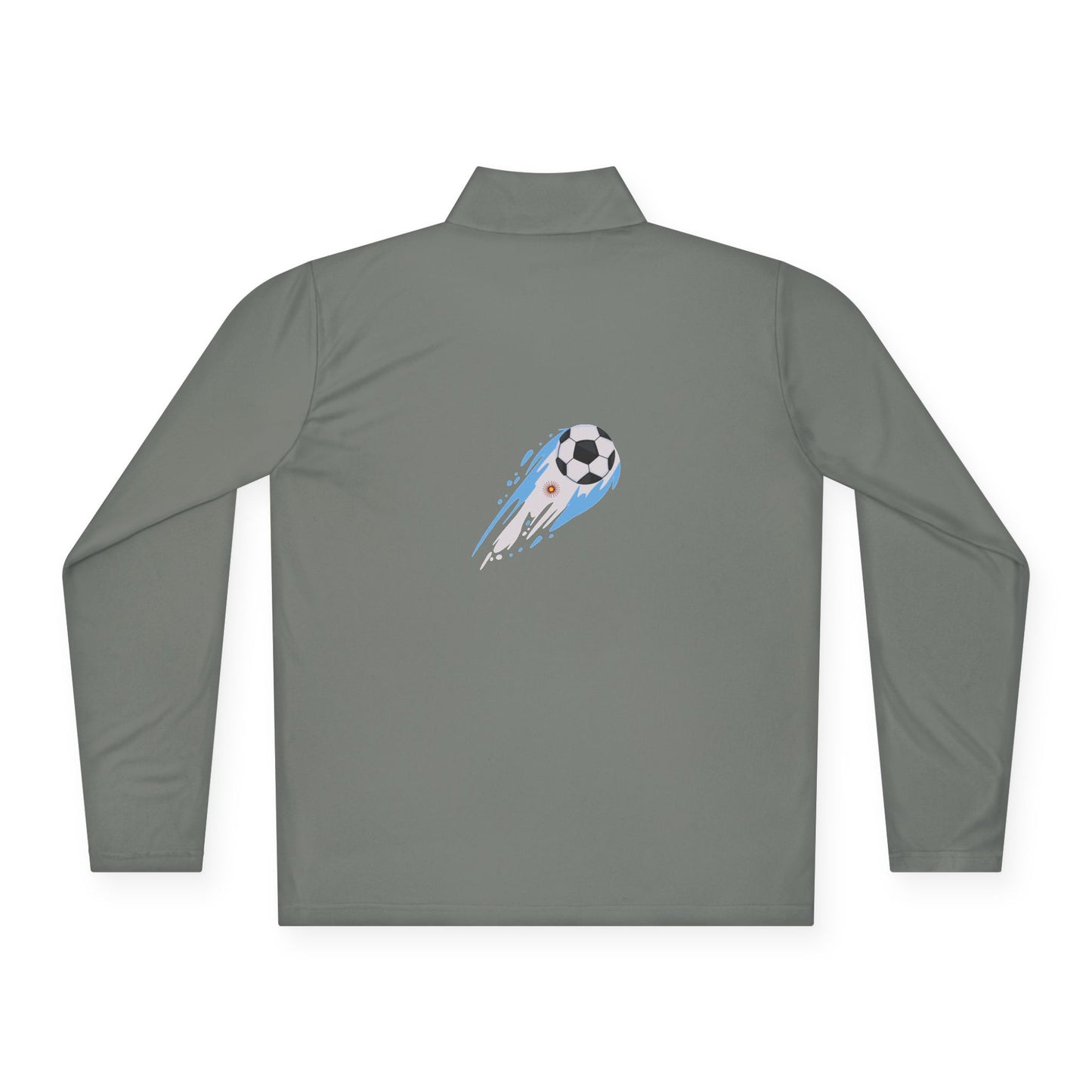 Argentina Soccer Ball Quarter-Zip Pullover | Sports Fan Gift
