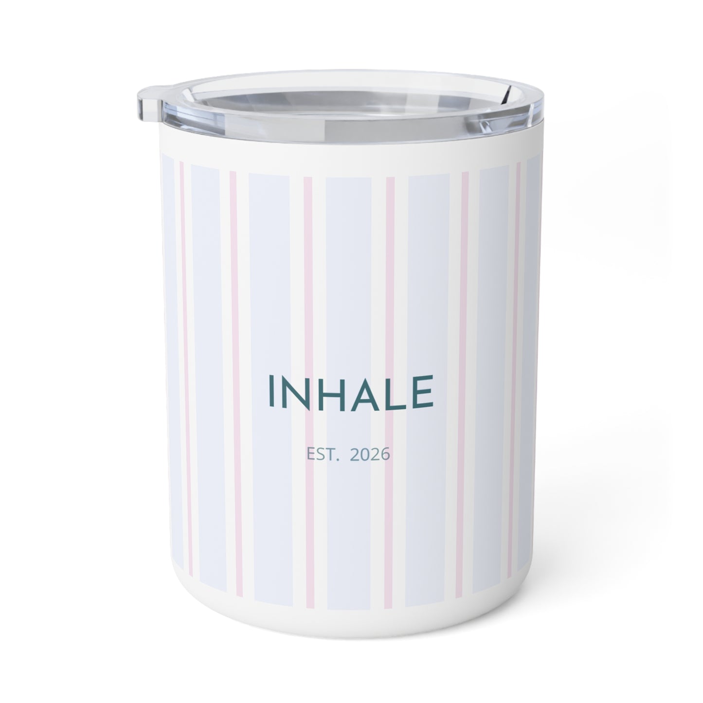 Minimal Striped Insulated Coffee Mug | Modern Design Gift