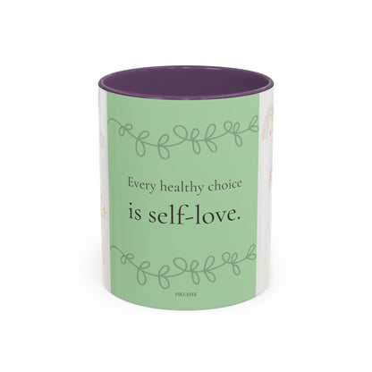 Self-Love Wellness Ceramic Mug | Motivational Inspiration Gift