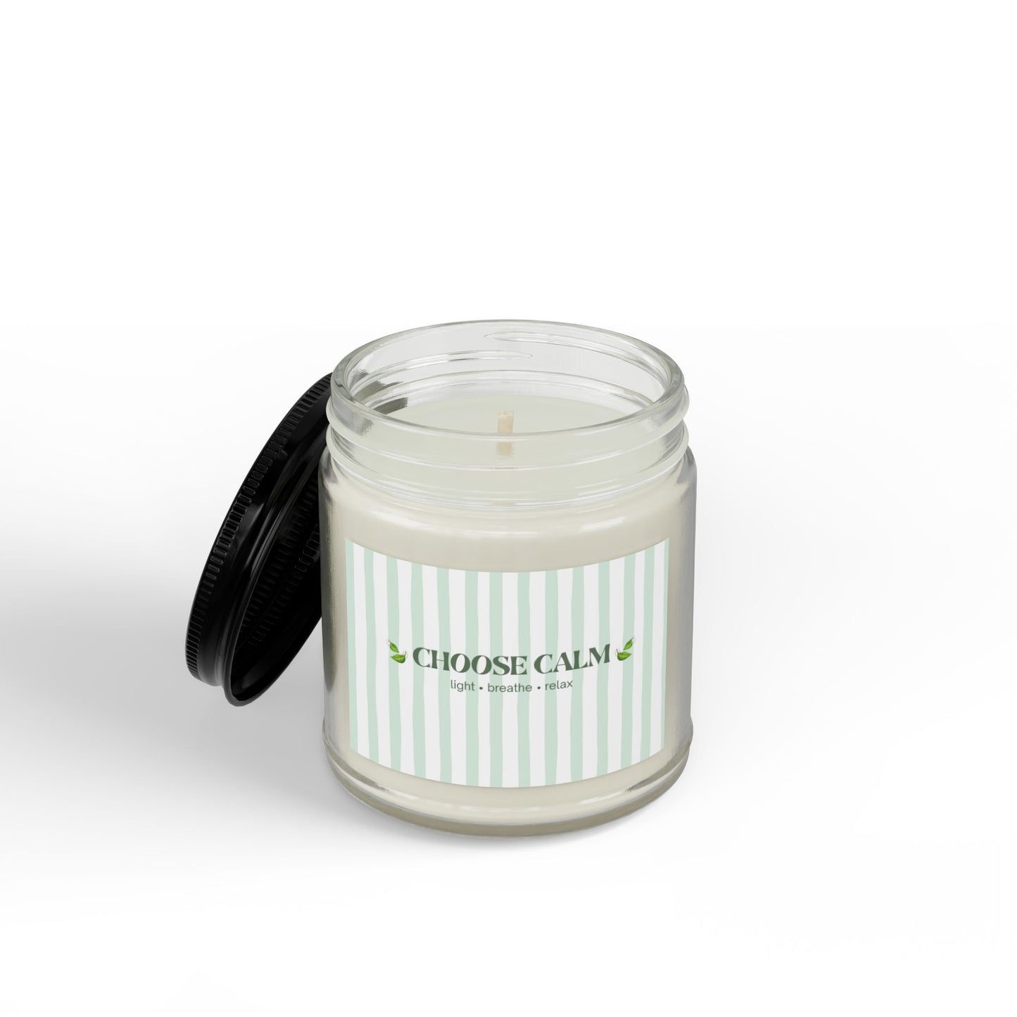 Choose Calm Motivational Scented Soy Candle | Wellness Gift