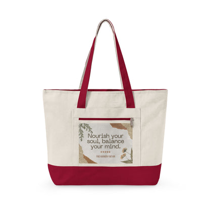 Abstract Nature Canvas Bag