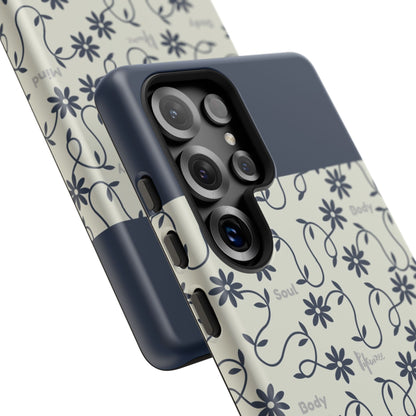 Floral Vine Pattern iPhone Case | Minimalist Botanical Design