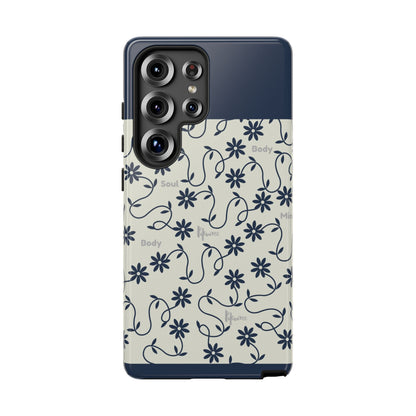 Floral Vine Pattern iPhone Case | Minimalist Botanical Design