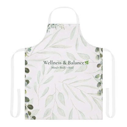 Wellness & Balance Botanical Apron | Mindful Living Kitchen Wear