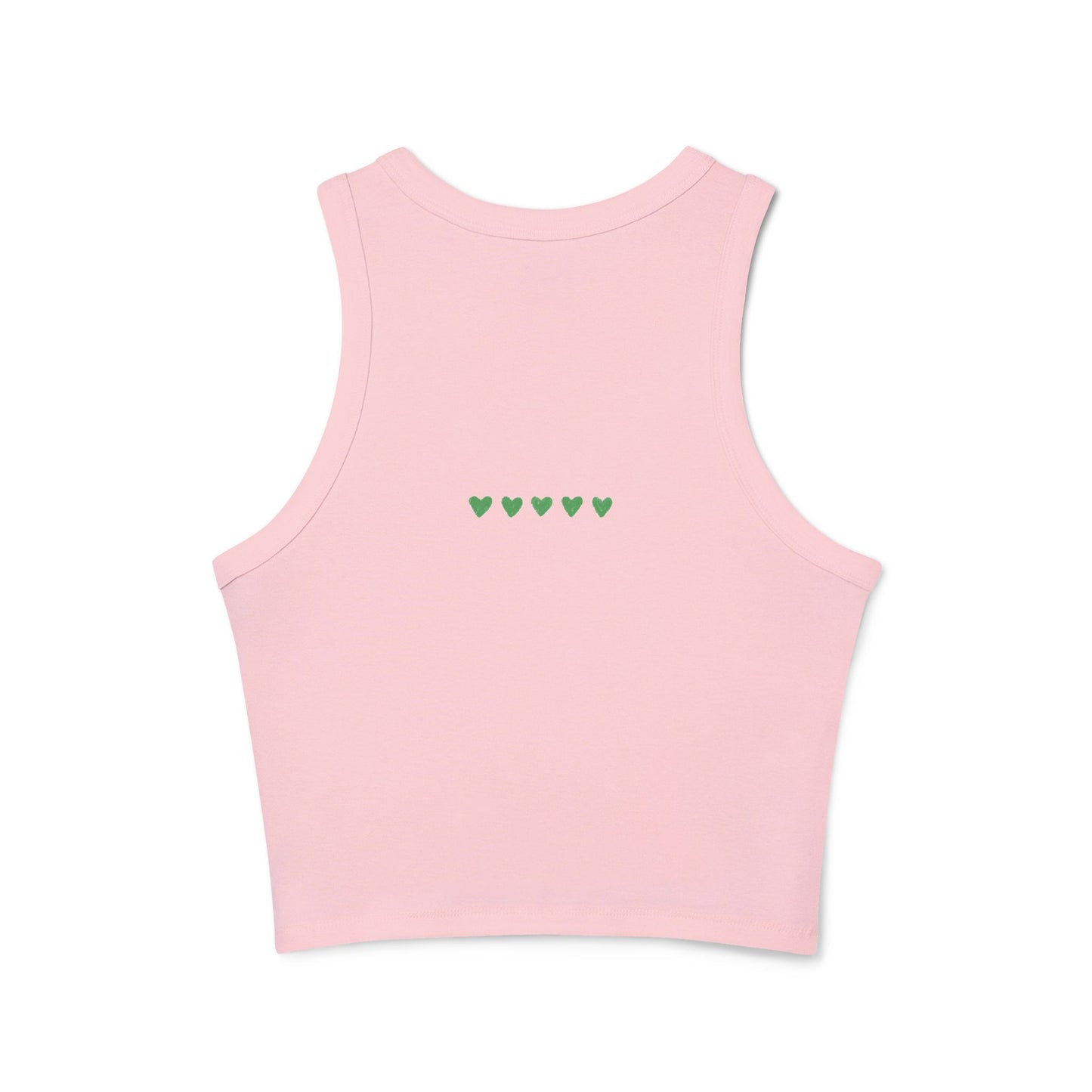 Peace Love Heart Women's Racer Tank Top | Mindful Fashion