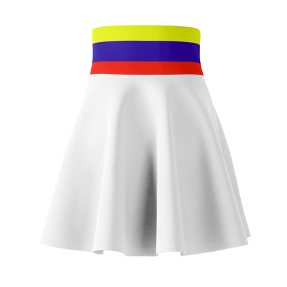 Question Mark Heart Print Skater Skirt | Fun Playful Design