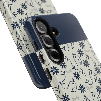 Floral Vine Pattern iPhone Case | Minimalist Botanical Design
