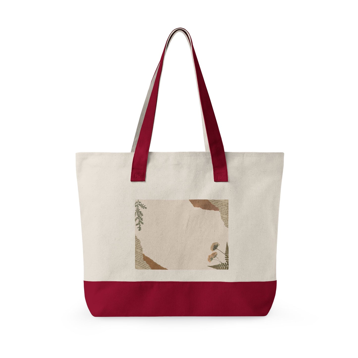 Abstract Nature Canvas Bag