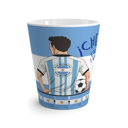 Argentina Football Soccer Latte Mug | Sports Fan Gift