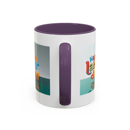 Happy Labor Day! Personalized Cartoon Mug - Worker Appreciation Gift