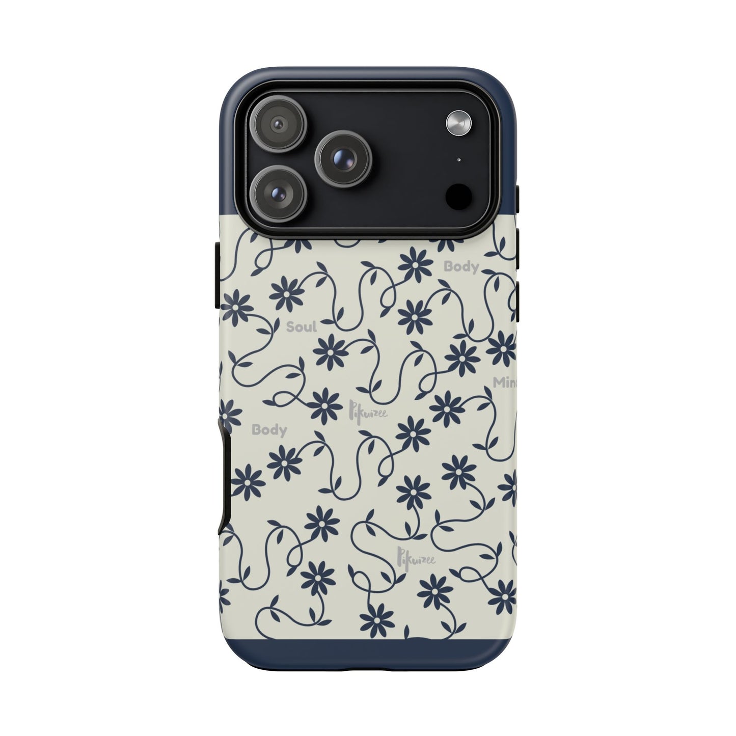 Floral Vine Pattern iPhone Case | Minimalist Botanical Design