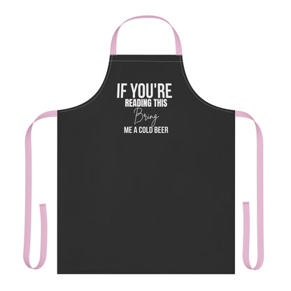 Funny Beer Apron | Cold Beer Kitchen Gift