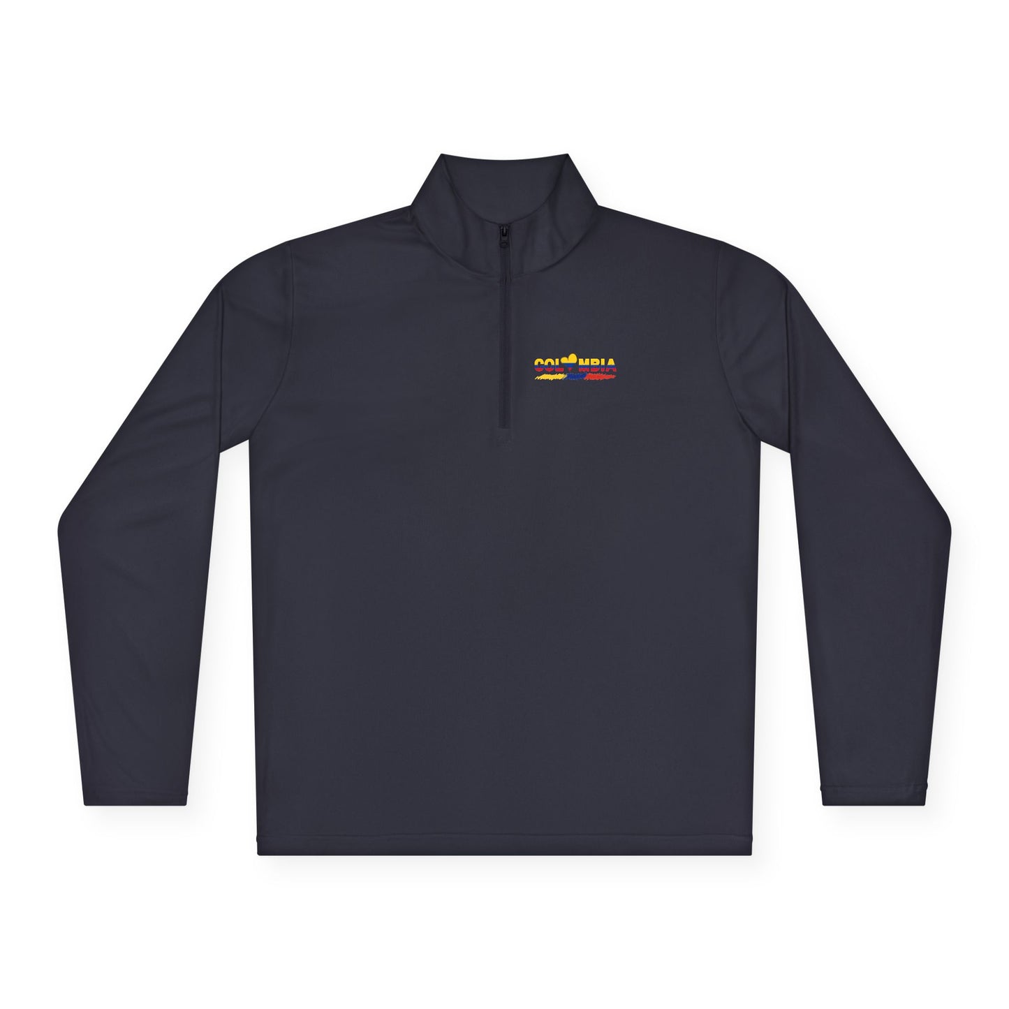Colombia Flag Heart Unisex Quarter-Zip Pullover | Patriotic Pride