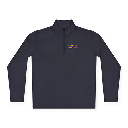 Colombia Flag Heart Unisex Quarter-Zip Pullover | Patriotic Pride