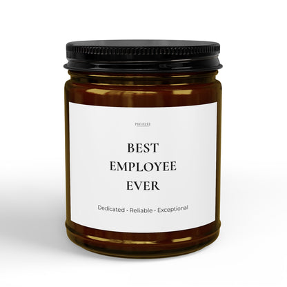 Best Employee Ever Scented Soy Candle | Workplace Appreciation Gift