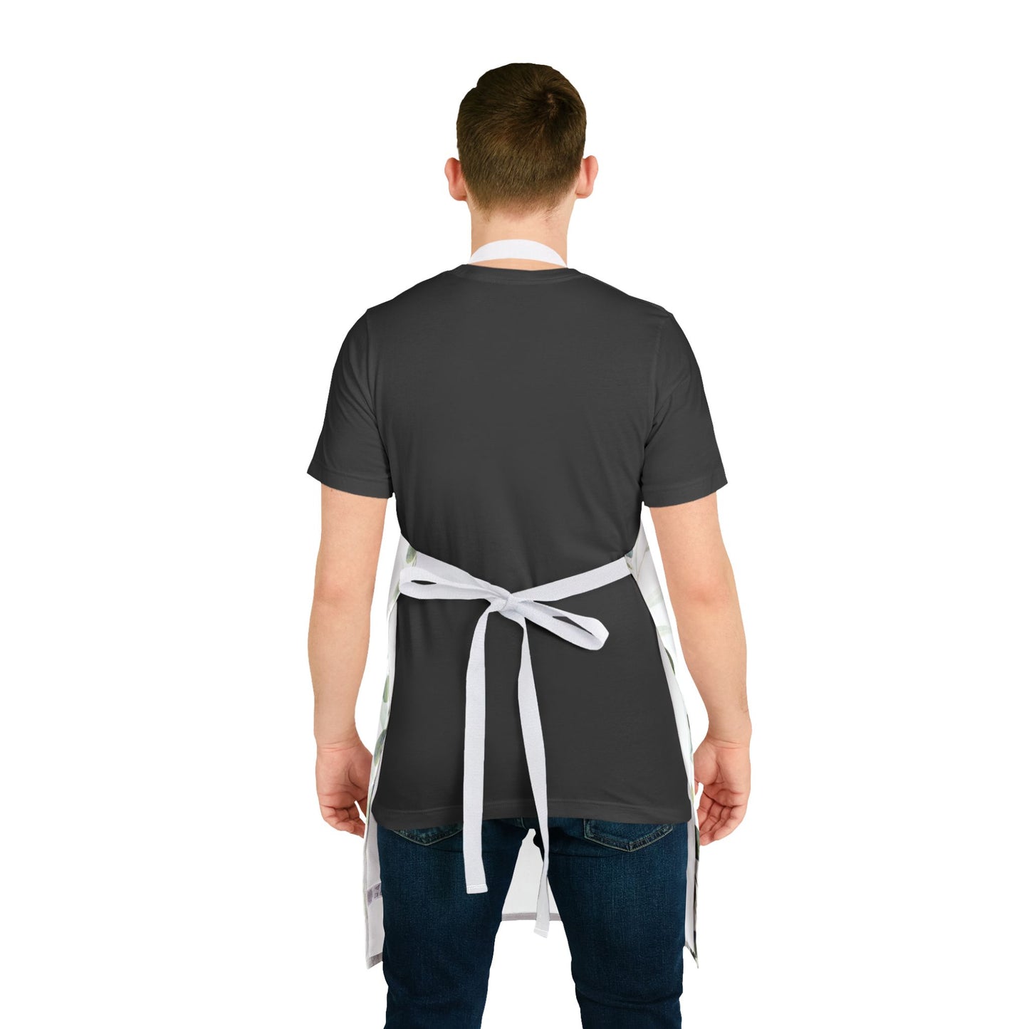 Wellness & Balance Botanical Apron | Mindful Living Kitchen Wear