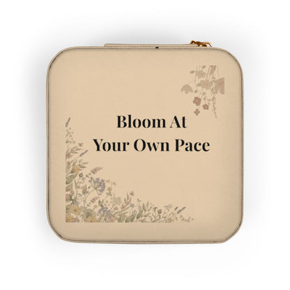 Bloom At Your Own Pace Jewelry Travel Case | Floral Gift
