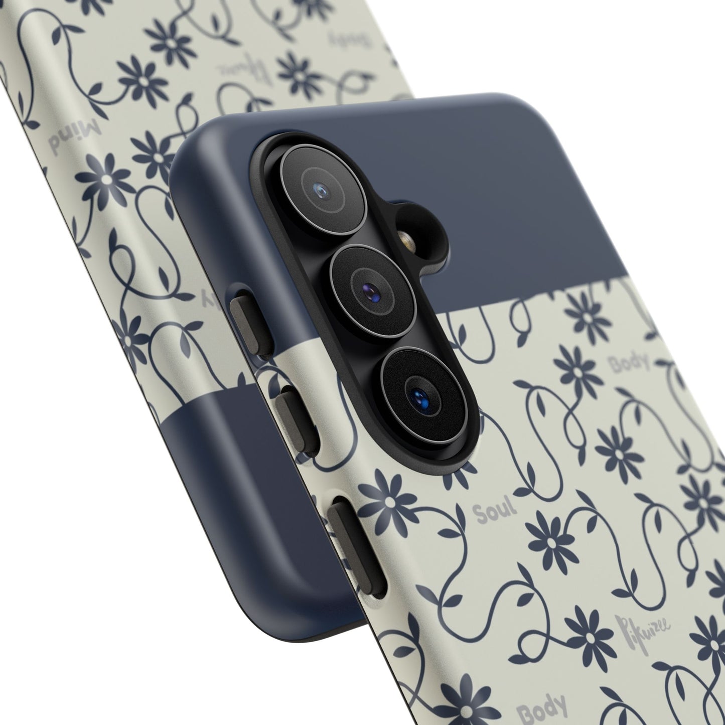 Floral Vine Pattern iPhone Case | Minimalist Botanical Design