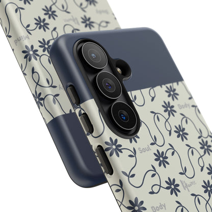 Floral Vine Pattern iPhone Case | Minimalist Botanical Design