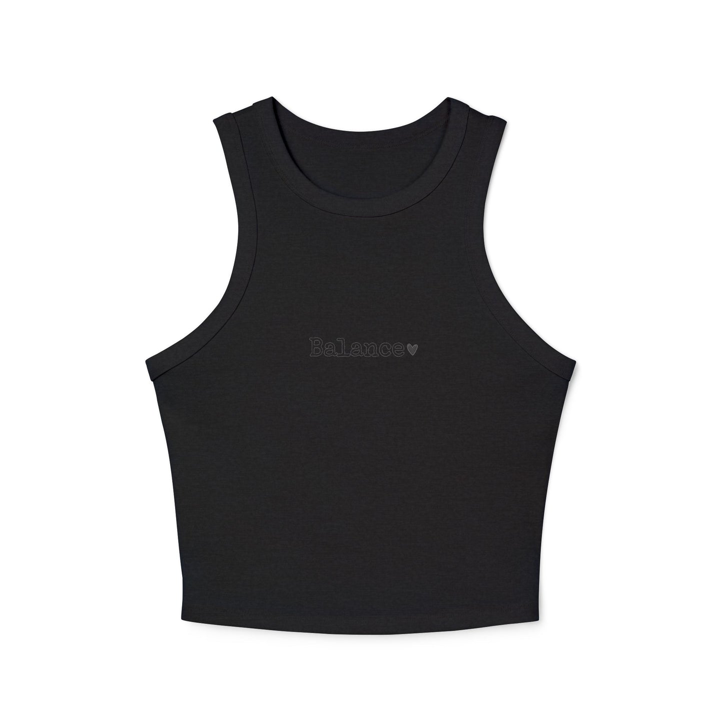 Heart Pattern Women's Racer Tank Top | Minimalist Graphic Tee