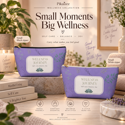 Wellness Journey Pouch Self-Care Organizer