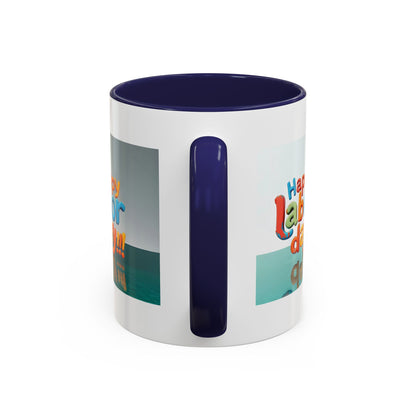 Happy Labor Day! Personalized Cartoon Mug - Worker Appreciation Gift