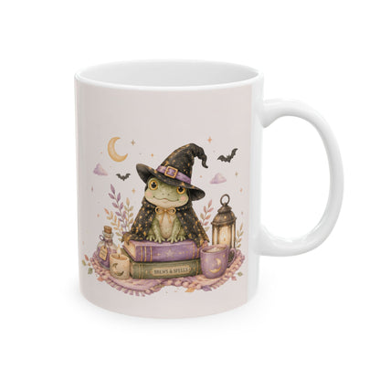 Ceramic Mug — Cozy Witchy Lantern Design (11oz & 15oz)