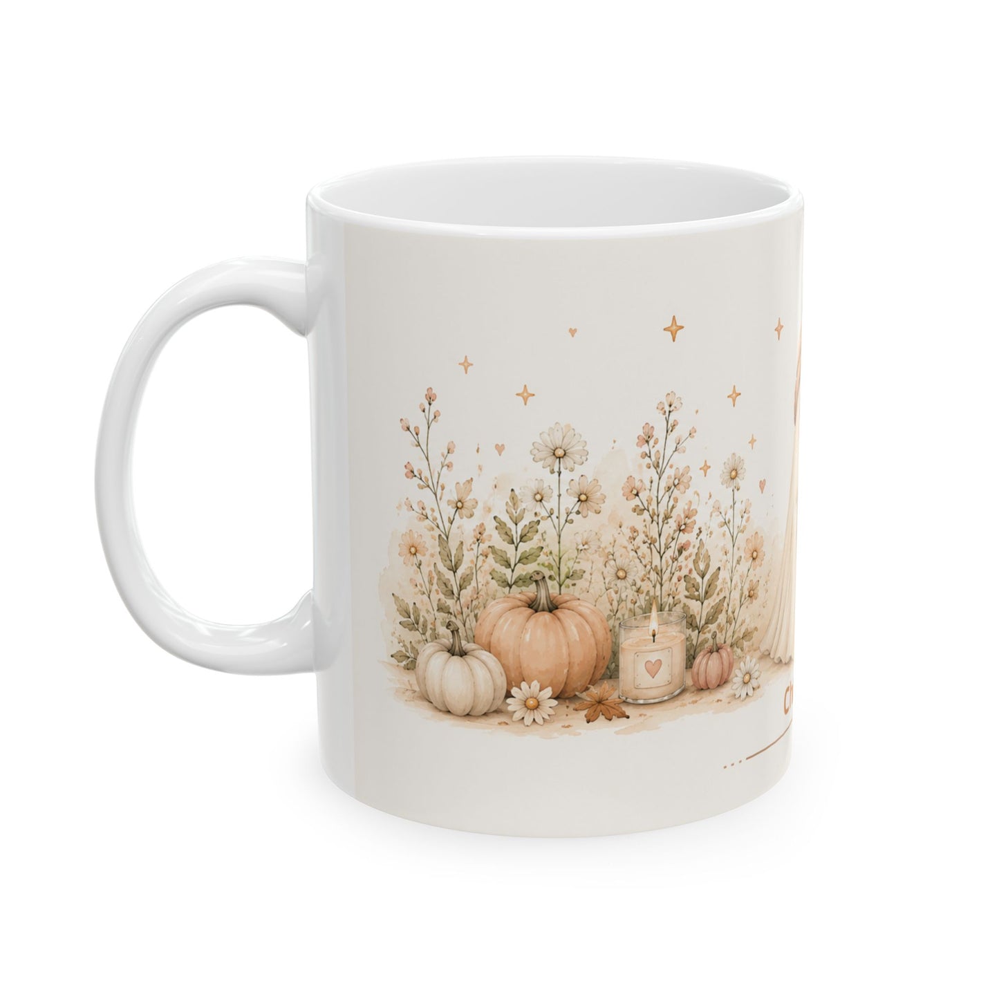 Cozy Winter Ghost Mug | Ceramic Mug