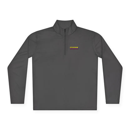 Ecuador Flag Quarter-Zip Pullover | Patriotic Sports Wear