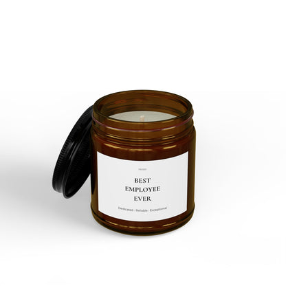 Best Employee Ever Scented Soy Candle | Workplace Appreciation Gift
