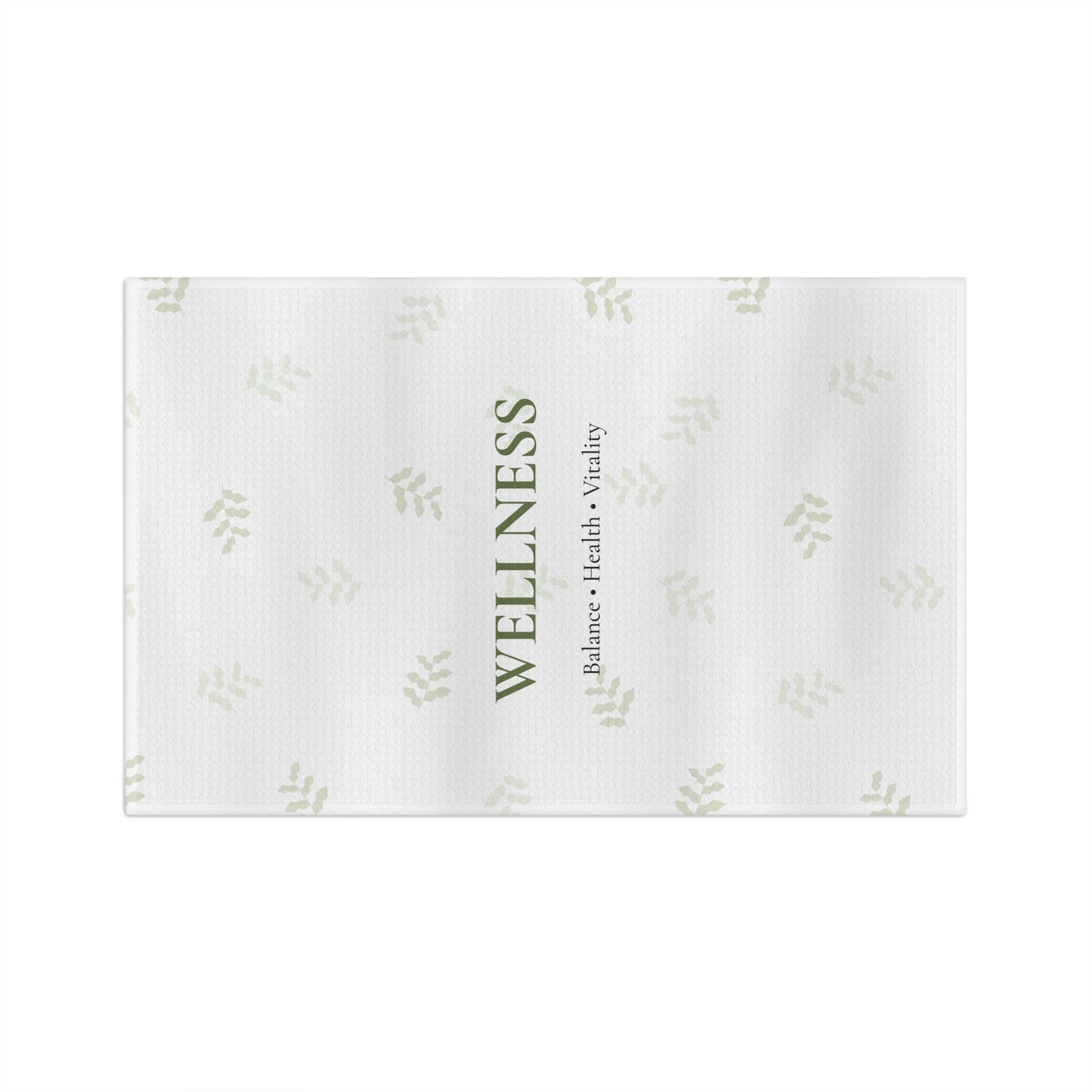 Wellness Leaf Microfiber Tea Towel | Balance Health Vitality