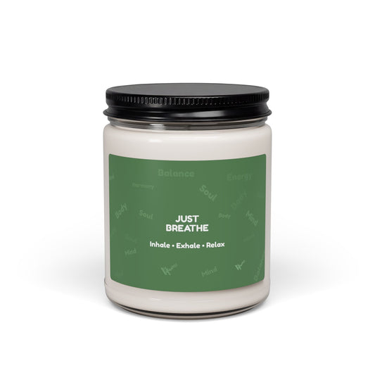 Just Breathe Mindfulness Soy Candle | Wellness Gift