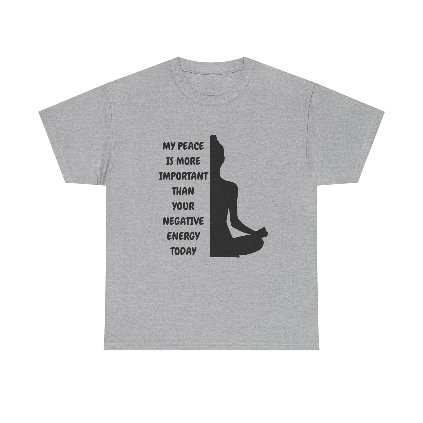 Mindfulness Meditation Peace Unisex Heavy Cotton Tee
