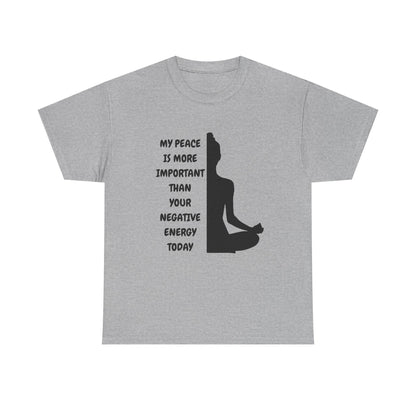 Mindfulness Meditation Peace Unisex Heavy Cotton Tee
