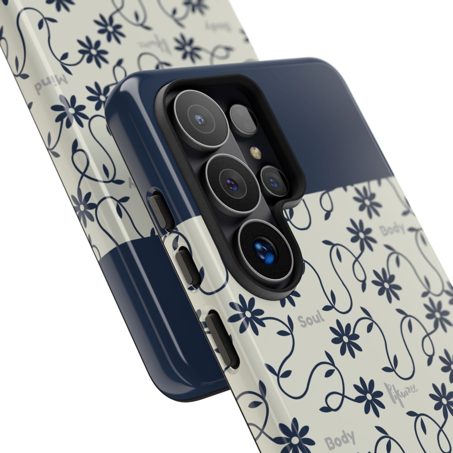 Floral Vine Pattern iPhone Case | Minimalist Botanical Design