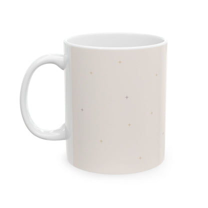 Halloween Animal Crew Ceramic Mug (11oz, 15oz) — Cute Spooky Pumpkin & Lion Design